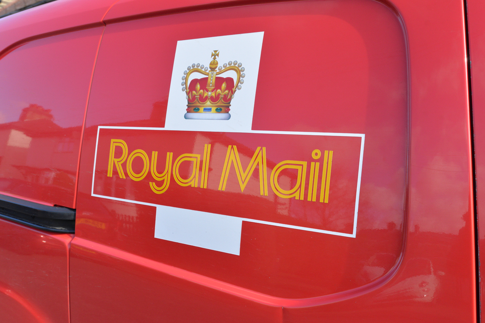 Royal Mail red van